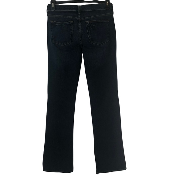 NWT OLD NAVY Women’s Blue Jeans Sz 6 Long Bootcut Stretch Pockets Dark Wash - Picture 3 of 9